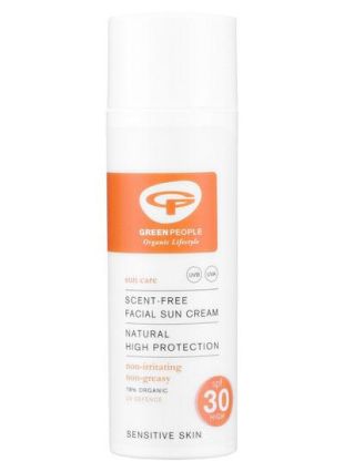 Green People Scent Free Facial Sun Cream SPF30 