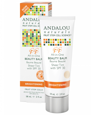 Andalou Naturals All-in-One Beauty Balm Sheer Tint with SPF 30 