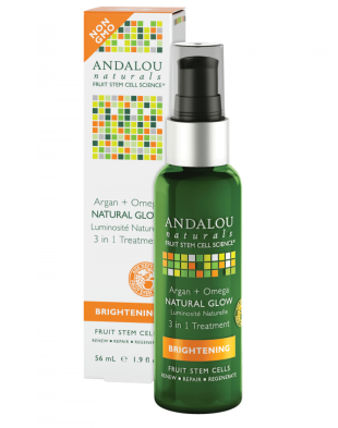 Andalou Naturals Argan & Omega Natural Glow 3 in 1 Treatment 