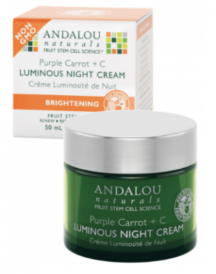 Andalou Naturals Purple Carrot & C Luminous Night Cream 