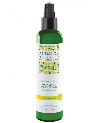 Andalou Naturals Sunflower & Citrus Medium Hold Hair Spray 