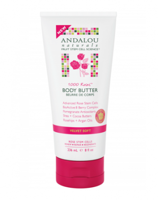 Andalou Naturals 1000 Roses Velvet Soft Body Butter 