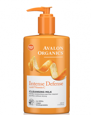 Avalon Organics Intense Defense with Vitamin C Cleansing Milk 