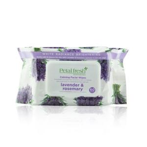 PETAL FRESH ORGANICS Lavender & Rosemary Calming Facial Cleansing Wipes 