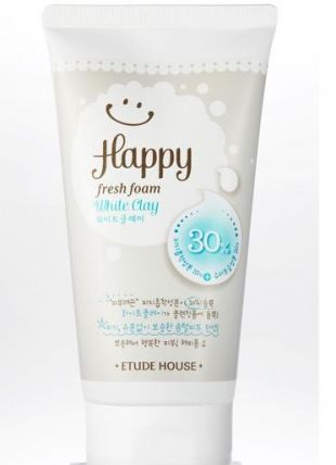 Etude House Happy Fresh Foam white clay