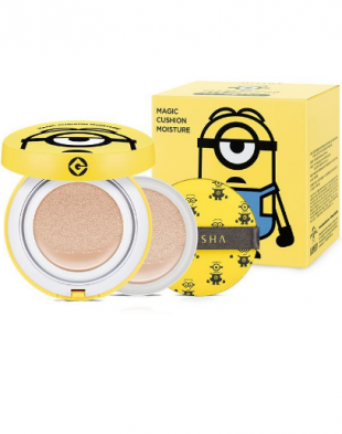 Missha M Magic Cushion Moisture Minions Edition 21 Light Beige