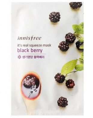 Innisfree It's Real Squeeze Mask Black Berry