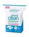 Alba Botanica Good & Clean Dual Textured Exfoliating Towelettes 