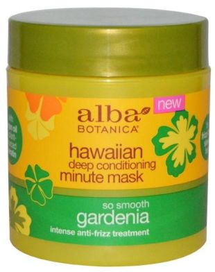 Alba Botanica Hawaiian Deep Conditioning Minute Masks So Smooth Gardenia 