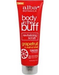 Alba Botanica Body In The Buff Revitalizing Scrub Grapefruit & Walnut Shell