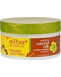Alba Botanica Hawaiian Body Cream Nourishing Coconut Milk