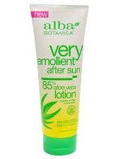 Alba Botanica Very Emollient After Sun 85% Aloe Vera Lotion 