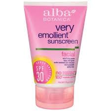 Alba Botanica Very Emollient Sunscreen Facial Lotion SPF 30 