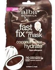 Alba Botanica Fast Fix Sheet Mask Coconut Water Hydrate 
