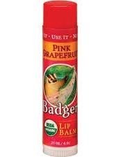 Badger Pink Grapefruit Classic Lip Balm 