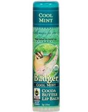 Badger Cool Mint Cocoa Butter Lip Balm 