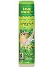 Badger Lime Rocket Cocoa Butter Lip Balm 