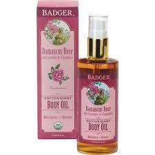 Badger Damascus Rose Body Oil 