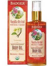 Badger Vanilla Orchid Body Oil 