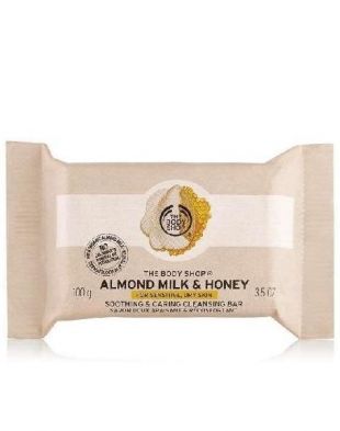 The Body Shop Almond Milk & Honey Soothing & Caring Cleansing Bar 