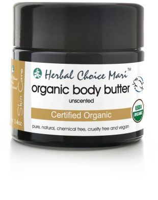 Herbal Choice Mari Organic Body Butter Unscented 