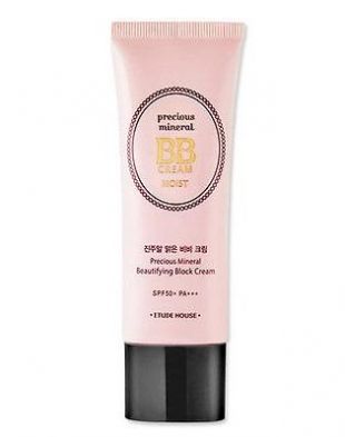 Etude House Precious Mineral BB Cream Moist SPF 50+ PA+++ #19 Vanilla (Pink Base)