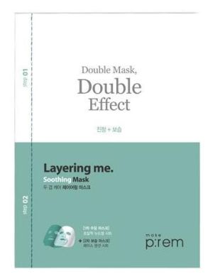 Make Prem Soothing Layering Double Mask 
