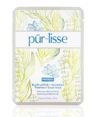 Purlisse Blue Lotus + Seaweed Treatment Sheet Mask 