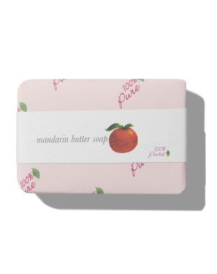 100% Pure  Mandarin Butter Soap 