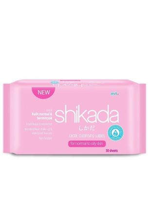 Shikada Facial Cleansing Wipes For Oily Skin