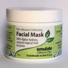 Emulate Natural Care Fruit Enzyme Exfoliating Mask with Organic Cocoa and Noni Berry 
