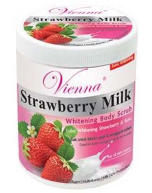 Vienna Whitening Body Scrub Strawberry Milk