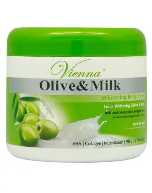 Vienna Whitening Body Scrub Olive & Milk