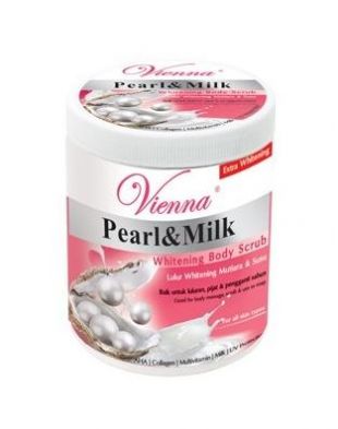 Vienna Whitening Body Scrub Pearl & Milk