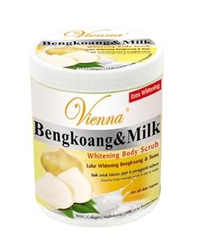 Vienna Whitening Body Scrub Bengkoang & Milk