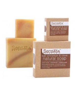 Sensatia Botanicals Bali Cinnamon and Clove Natural Soap 