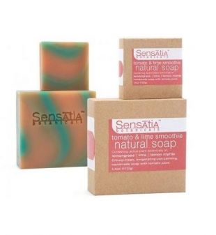 Sensatia Botanicals Tomato and Lime Smoothie Natural Soap 