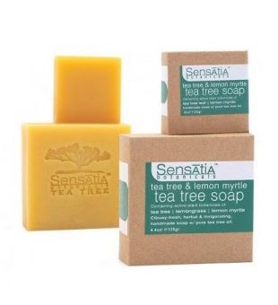 Sensatia Botanicals Tea Tree and Lemon Myrtle Tea Tree Soap 