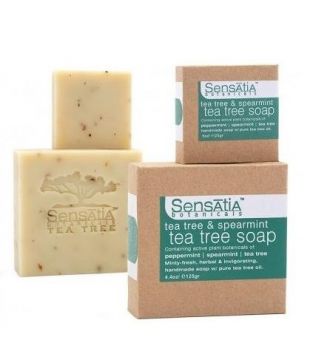 Sensatia Botanicals Tea Tree and Spearmint Tea Tree Soap 