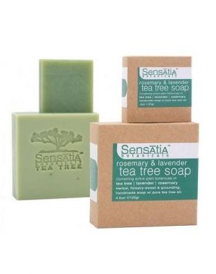 Sensatia Botanicals Rosemary and Lavender Tea Tree Soap 