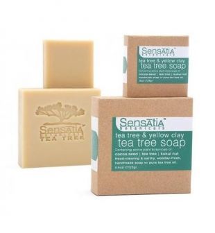 Sensatia Botanicals Tea Tree and Yellow Clay Tea Tree Soap 