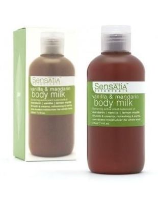 Sensatia Botanicals Vanilla and Mandarin Body Milk 