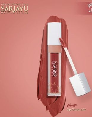 Sariayu Lipcream Matte Color Trend Jakarta 2018 J-07