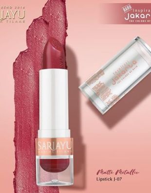 Sariayu Matte Metalic Lipstick Sariayu Color Tren Jakarta 2018 J-07