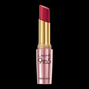 Lakmé 9to5 Primer + Matte Lipstick Berry Base