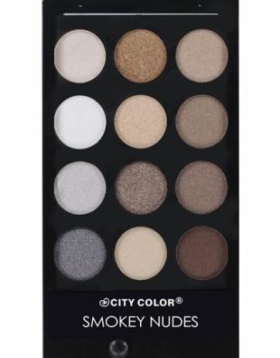 City Color Smokey Nudes Palette 