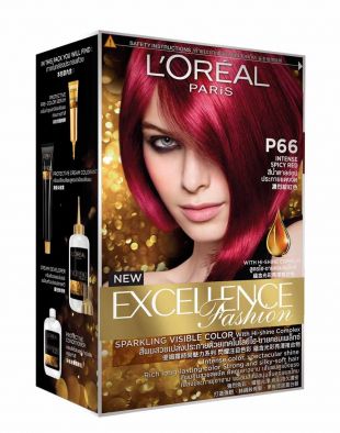 L'Oreal Paris Excellence Fashion Hair Color P.66 Intense Spicy Red