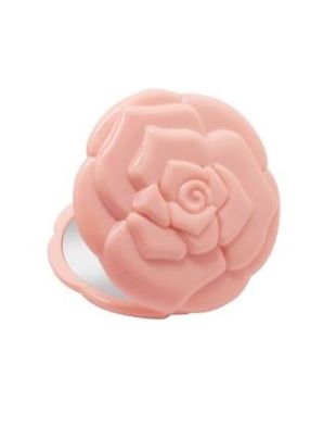 Jacquelle Rose Compact Mirror Pink