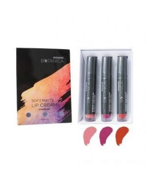 Mineral Botanica Soft Matte Lip Cream Series Set 1