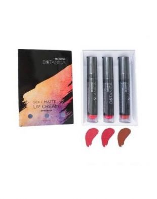 Mineral Botanica Soft Matte Lip Cream Series Set 3